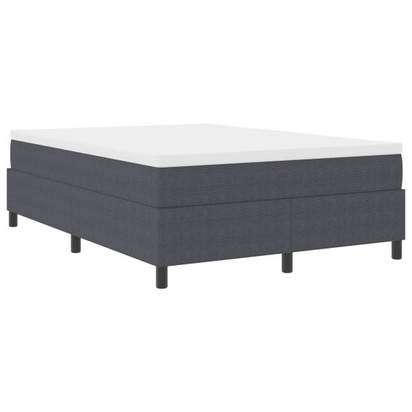 Plattformbettgestell Dunkelgrau 160 x 200 cm Cordstoff