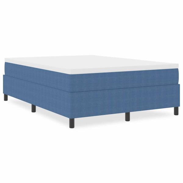 Boxspringbett Blau 160x200 cm Cordstoff