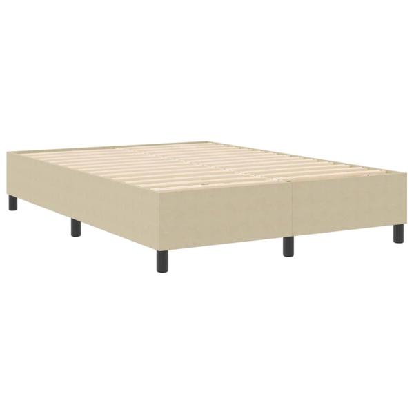 Boxspringbett Lichtgrün Grau 160x200 cm Corduroy Stoff