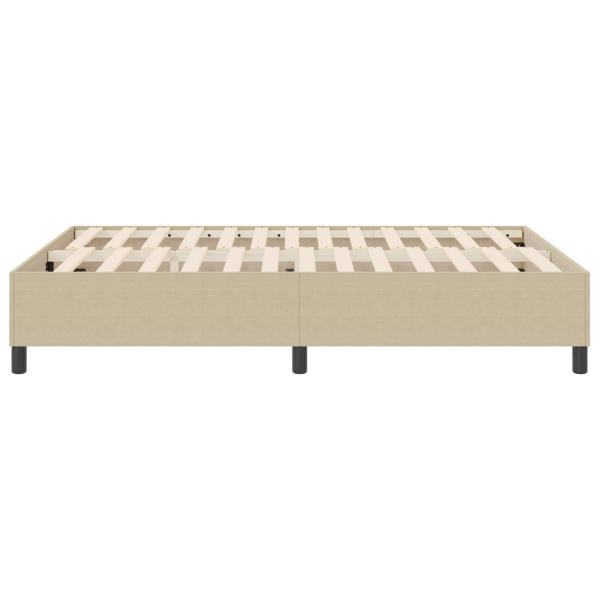 Boxspringbett Lichtgrün Grau 160x200 cm Corduroy Stoff