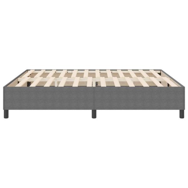 Plattformbettgestell Hellgrau 180 x 200 cm Cordstoff