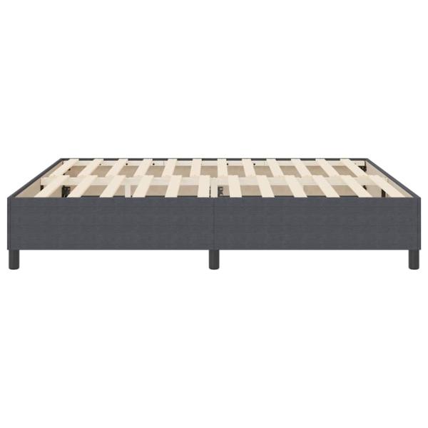 Boxspringbett Dunkelgrau Super King Corduroy Stoff