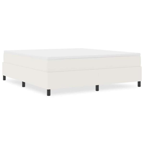 Boxspringbett Creme Super King Cordstoff