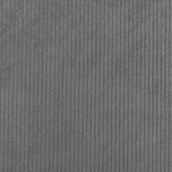 ARDEBO.de - Boxspringbett Hellgrau 200x200 cm aus Cord