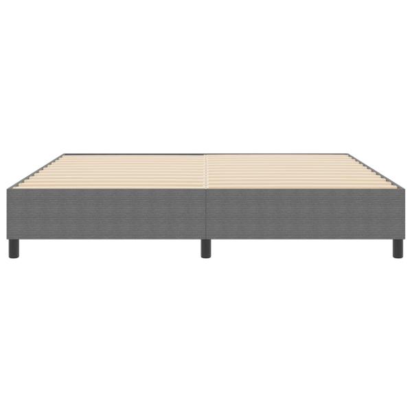 Boxspringbett Hellgrau 200x200 cm aus Cord