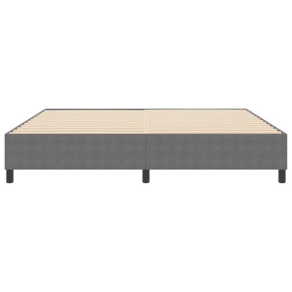 Boxspringbett Hellgrau 200x200 cm aus Cord