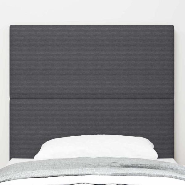 Kopfteil Einfaches Design Dunkelgrau 80 cm Corduroy Stoff