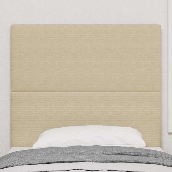 Kopfteil Schlichtes Design Hellgrün Grau 90 cm Cordstoff