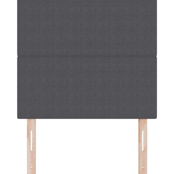 Kopfteil Schlichtes Design Dunkelgrau 100 cm Cord-Stoff