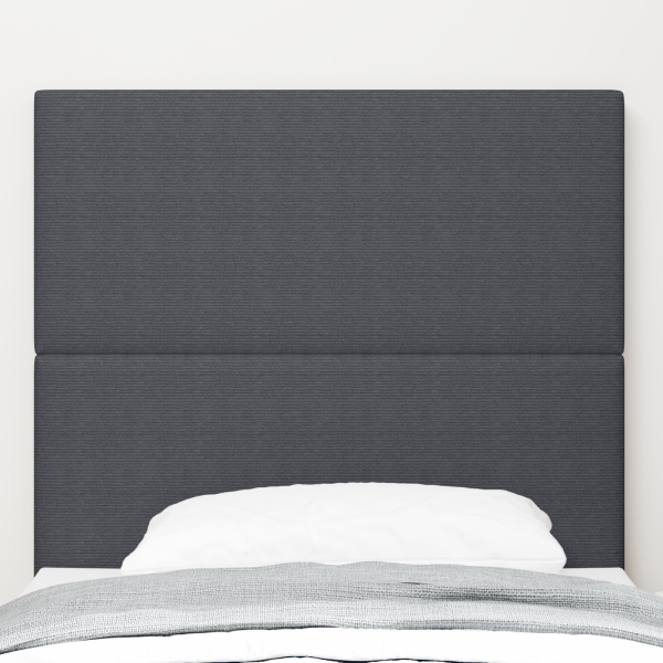 Kopfteil Dunkelgrau 100 cm Cordstoff