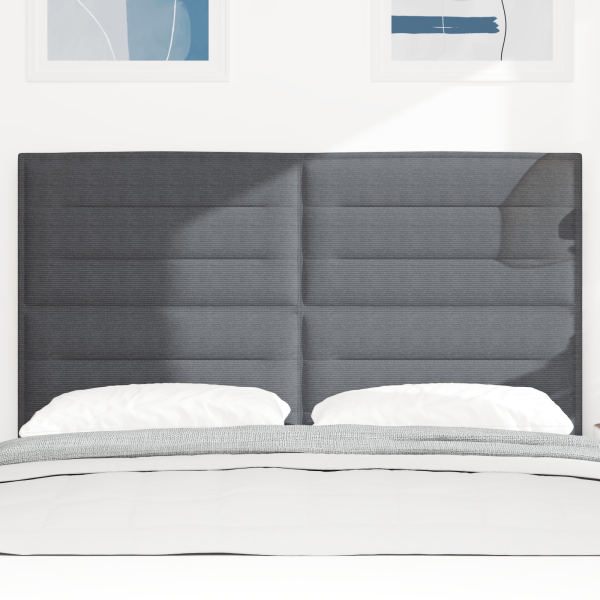 Kopfteil Dunkelgrau 160 cm Cordstoff
