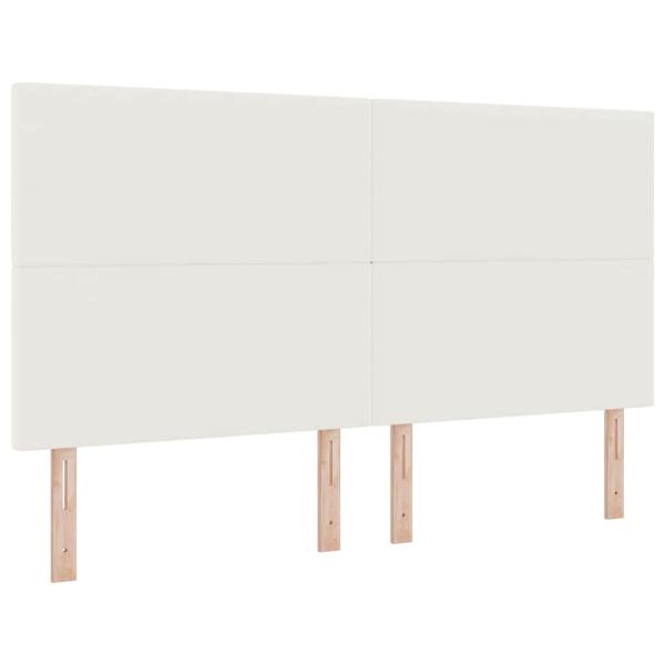 Kopfteile Schlichtes Design Creme 180 cm Cord