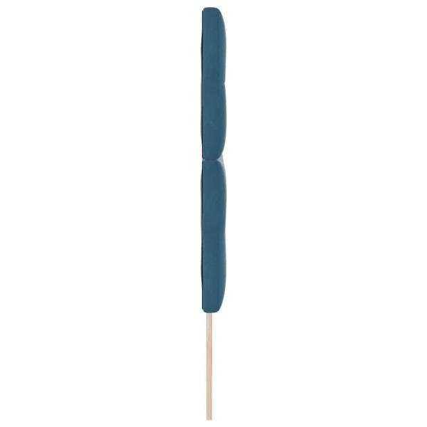 Kopfteil mit Knopfheftung Dunkelblau 160 cm Samt