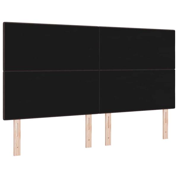 Kopfteil mit Knopfheftung Dunkelbraun 180 cm Stoff