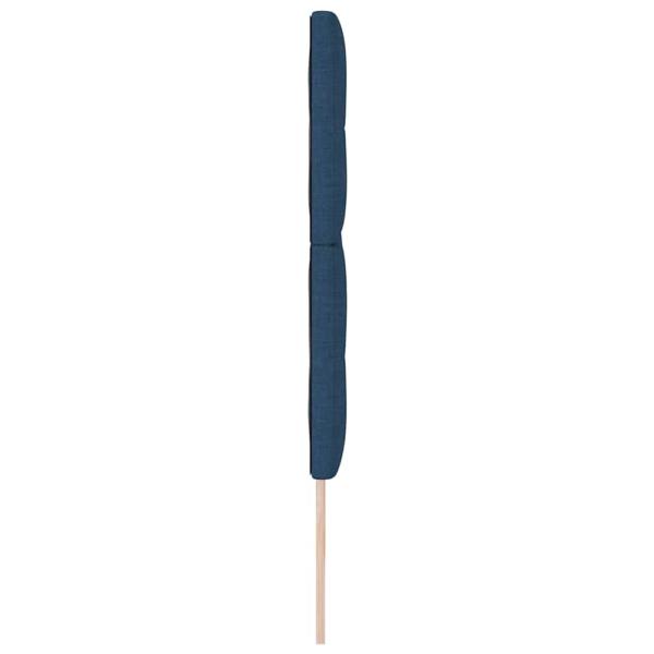 Kopfteil Gepolstert Blau 200 cm Stoff