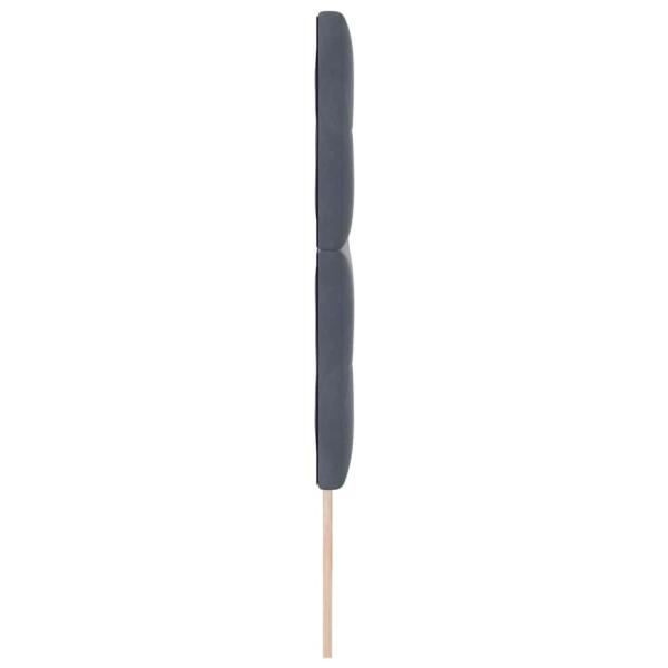 Kopfteil mit Knopfheftung Dunkelgrau 200 cm Samt