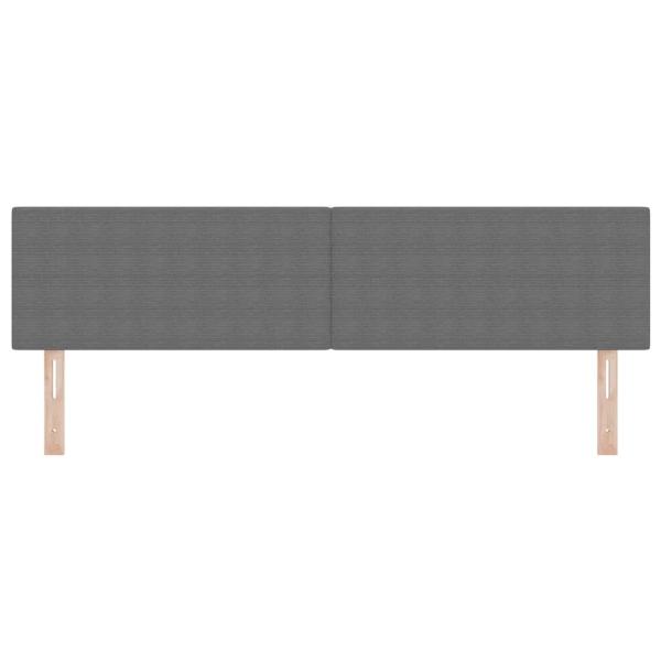 LED Kopfteil Einfache Gestaltung Hellgrau 90 cm Cord Stoff