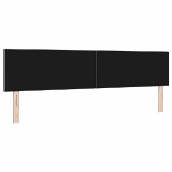 LED Kopfteil Einfaches Design Hellgrau 100 cm Cord-Stoff
