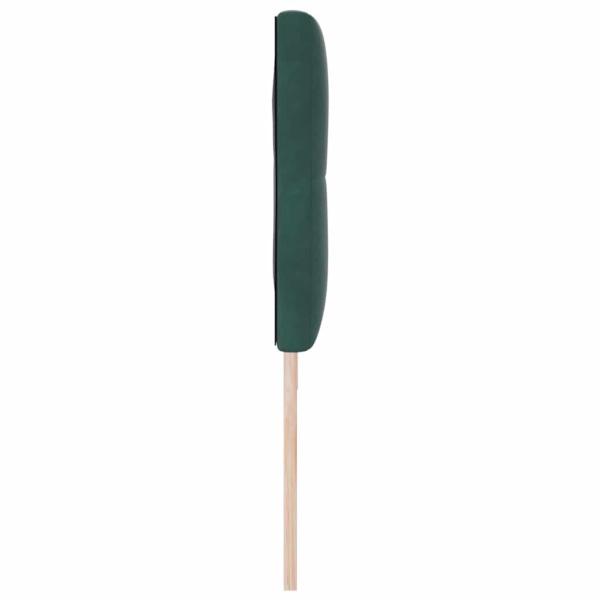 LED Kopfteil mit Knopfheftung Dunkelgrün 90 cm Samt