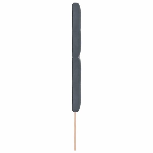 LED Kopfteil Dunkelgrau 72 cm Samt