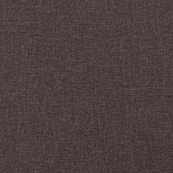 Boxspringbett mit Matratze Dunkelbraun 140x190 cm Stoff