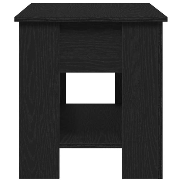 Schwarzer Eichen-Couchtisch - 101x49x52 cm Aus engineered Wood