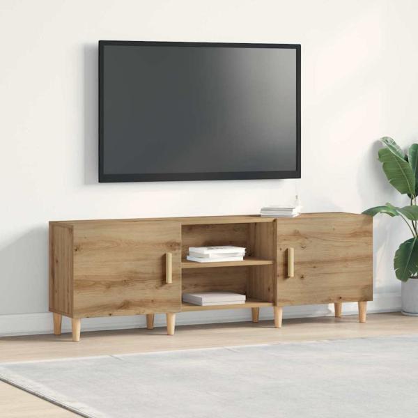 ARDEBO.de - TV-Schrank aus Artisan Eiche - 150x30x50 cm - Hergestellt aus Holzwerkstoffen