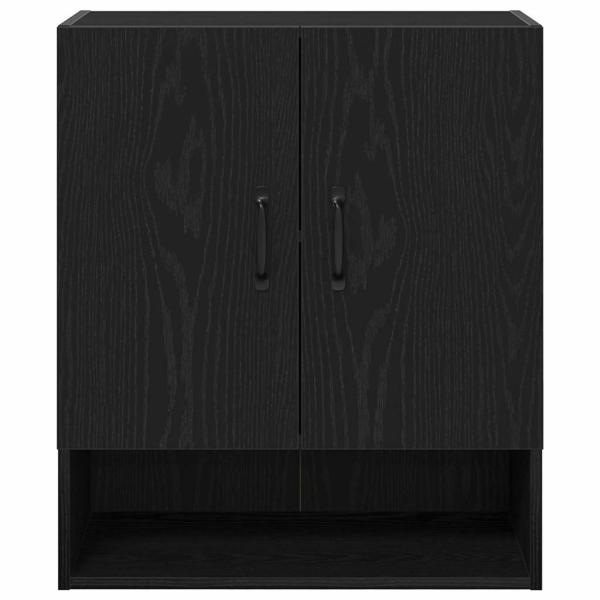 Wandregal Schwarze Eiche 60x30x70 cm Holzwerkstoff