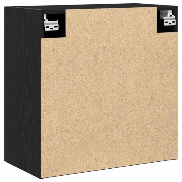 Schwarzer Eichen-Wandschrank - 60x30x60 cm, Hergestellt aus Holzwerkstoff