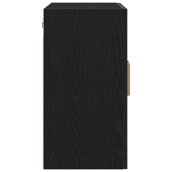 Schwarzer Eichen-Wandschrank - 60x30x60 cm, Hergestellt aus Holzwerkstoff