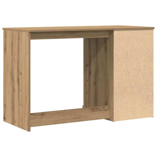 Schreibtisch mit Aufbewahrung Artisan Eiche 50x115x75 cm Holzwerkstoff