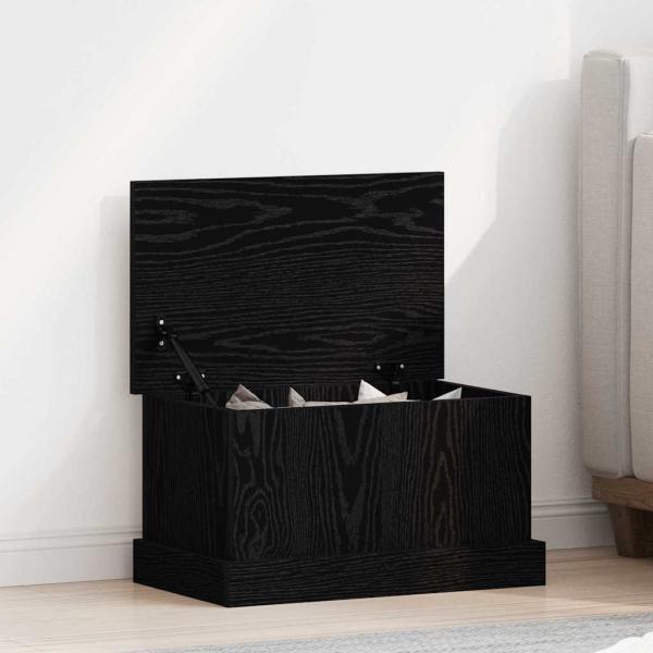 ARDEBO.de - Aufbewahrungsbox Schwarze Eiche 50x30x28 cm Werkstoff