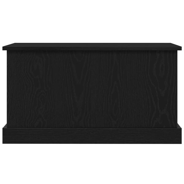 Aufbewahrungsbox Schwarzes Eichenholz 70x40x38 cm Ingenieurholz