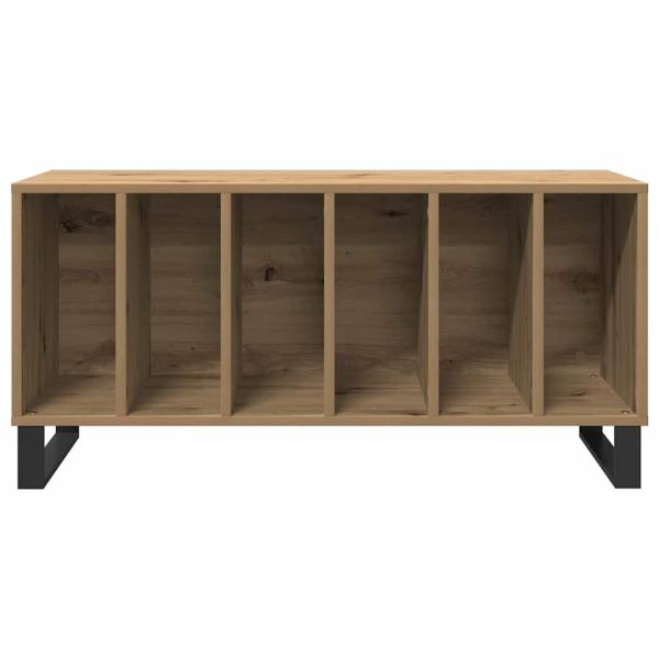 Schallplattenregal Artisan Eiche 100x38x48 cm Ingenieurlaminat