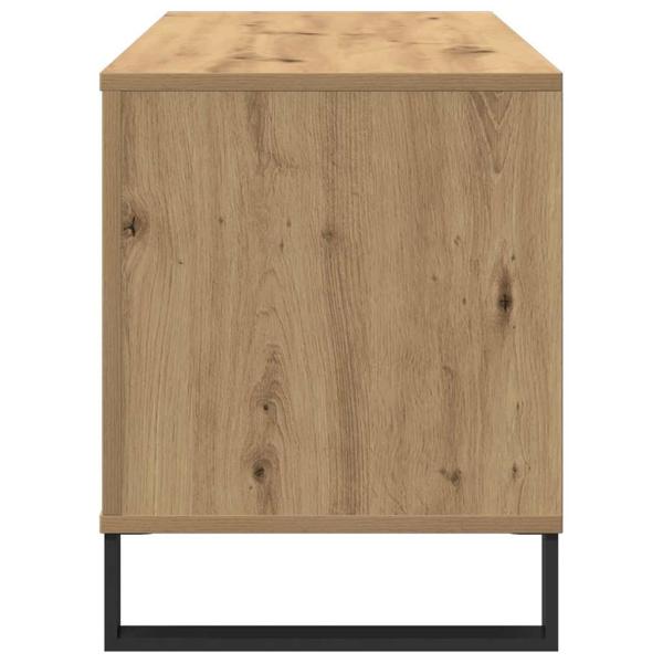 Schallplattenregal Artisan Eiche 100x38x48 cm Ingenieurlaminat