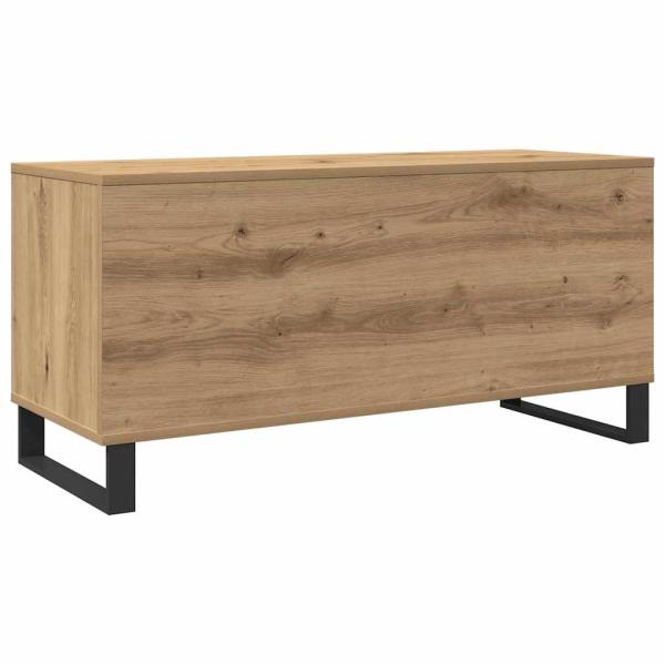 Schallplattenregal Artisan Eiche 100x38x48 cm Ingenieurlaminat