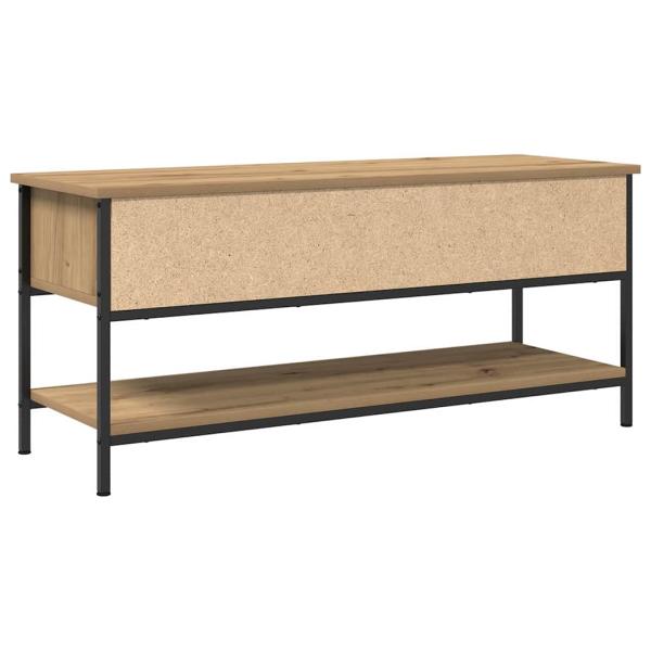 TV-Schrank Artisan Eiche 100x35x45 cm Engineering Holz und Stahl