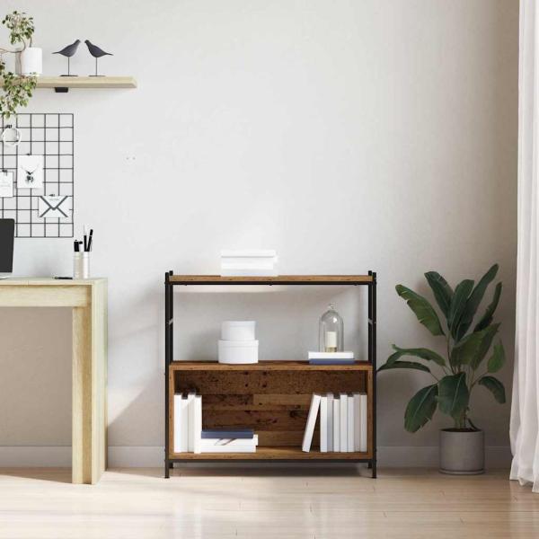 Bücherregal Rauchescheine 80x30x78,5 cm Ingenieure Holz