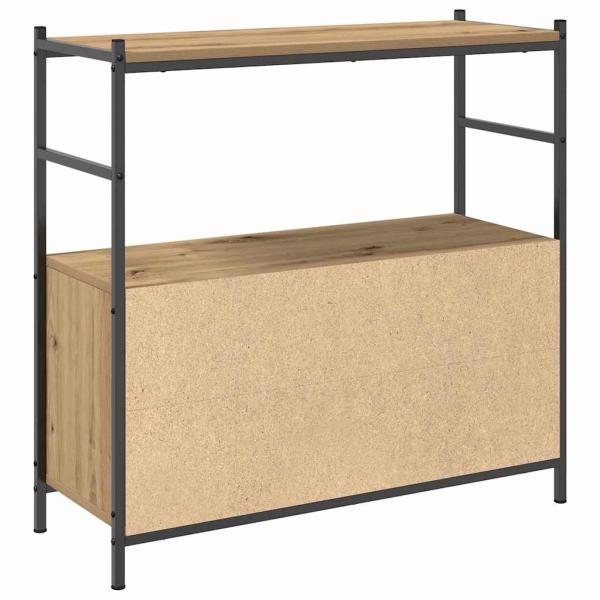 Bücherregal Artisian Eiche 80x30x78,5 cm aus Holzwerkstoff