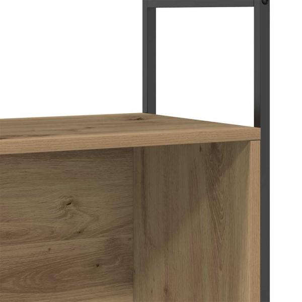 Bücherregal Artisian Eiche 80x30x78,5 cm aus Holzwerkstoff