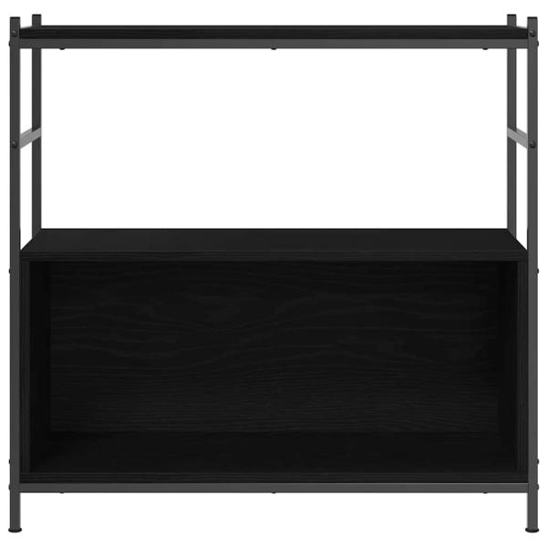 Bücherregal Schwarz Eiche 80x30x78,5 cm Holzwerkstoff