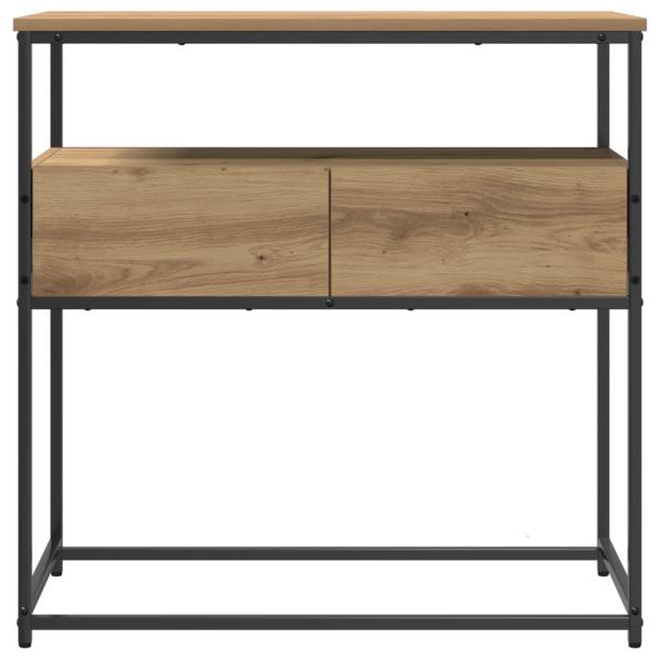 Konsolentisch Artisan Eiche 75x40x75 cm Holzwerkstoff und Stahl