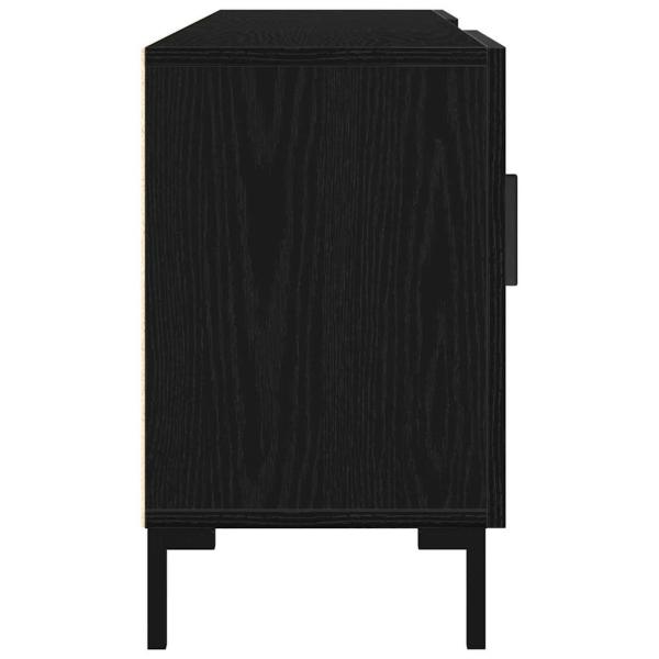 TV-Schrank Schwarze Eiche 150x30x50 cm aus Holzwerkstoff
