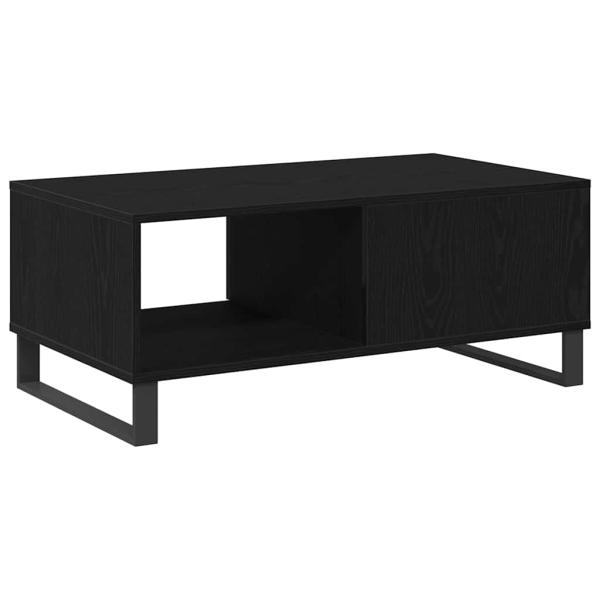 Couchtisch Schwarz Eiche 90x50x36,5 cm Holzwerkstoff