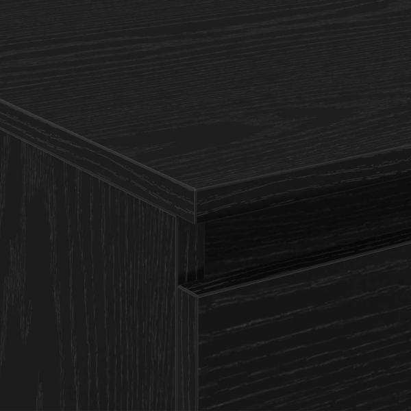 Couchtisch Schwarz Eiche 90x50x36,5 cm Holzwerkstoff