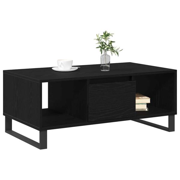 Couchtisch Schwarze Eiche 90x50x36,5 cm Ingenieurholz