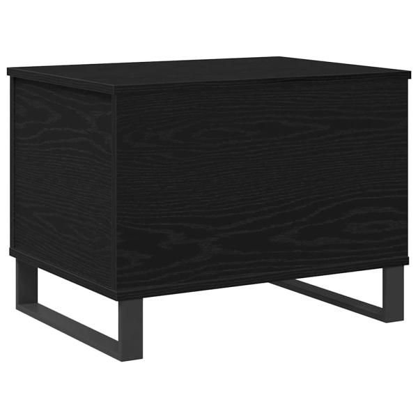 Couchtisch mitLift-Oberfläche Schwarz Eiche 60x44,5x45 cm Holzwerkstoff