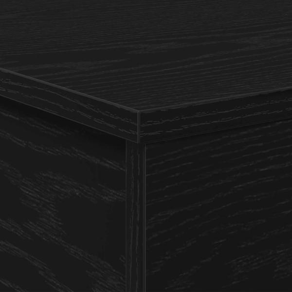 Couchtisch mitLift-Oberfläche Schwarz Eiche 60x44,5x45 cm Holzwerkstoff