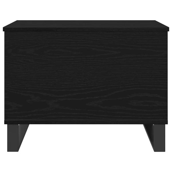 Couchtisch mitLift-Oberfläche Schwarz Eiche 60x44,5x45 cm Holzwerkstoff