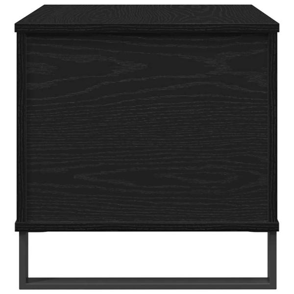 Couchtisch mitLift-Oberfläche Schwarz Eiche 60x44,5x45 cm Holzwerkstoff